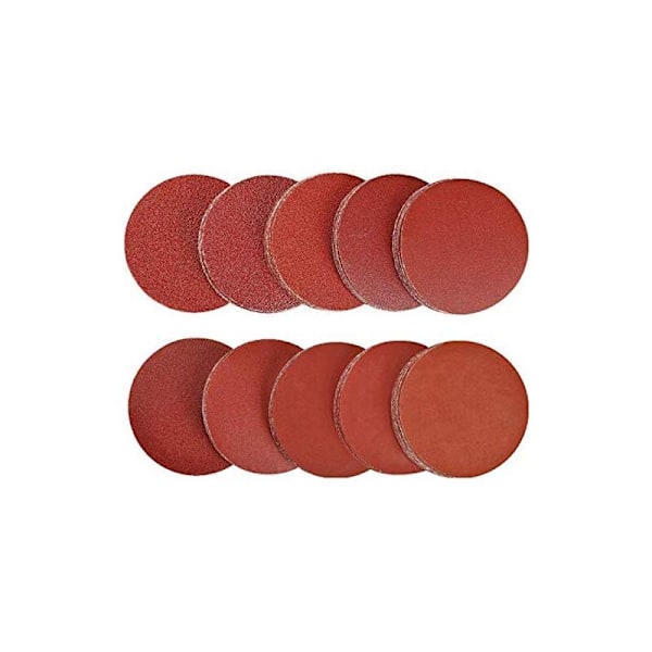 75 mm slibeskiver rundt sandpapir 80/100/180/240/600/800/1000/1200/2000/3000 (100 stk.)