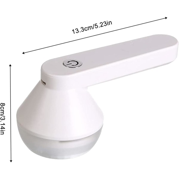 Hvid - Stofbarbermaskine, Epilator, Genopladelig Elektrisk Epilator, Støvsuger, Tøjbarbermaskine, Sweater, Epilator (Genopladelig + 2 Ekstra Hoveder + U
