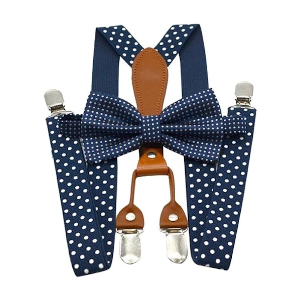 Seler og Sløyfesett - Elastisk Polkadotmønster - Herreklær Tilbehør - For Bryllup, Formelle Arrangementer