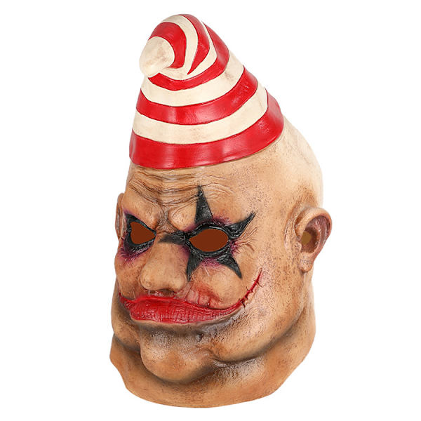 Halloween Mask Lilla Rödluvan Rolig Clown Skräck,halloween Vuxen Mask Latex Huvudskydd Djävul Mask Fest Dekoration Rekvisita(stil D)(1st)