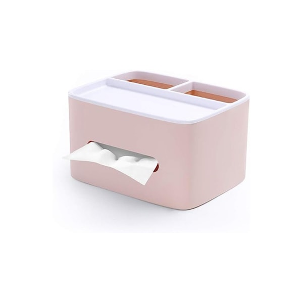Tissue box (pink), PVC tissue box, multifunktions box, penholder