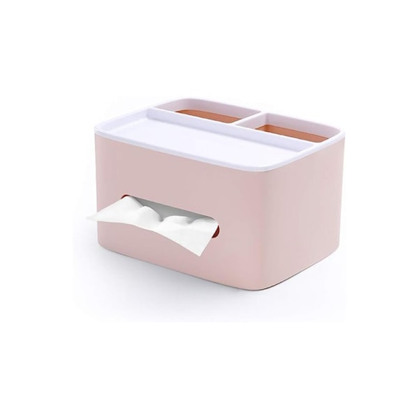 Tissue box (rosa), PVC tissue box, multifunktions box, pennhållare