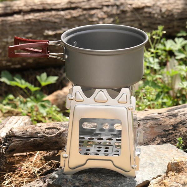 1 stk camping kokekar camp vedovn bærbar komfyr lett komfyr utendørs
