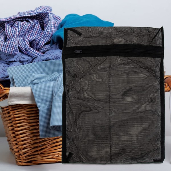 Vaskemaskin Mesh Vaskeriposer for Skjorter, 2-pakning
