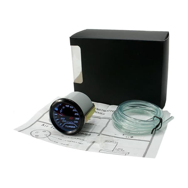 Måler for Turbo Boost Trykk Måler Turbo Meter Måler Universal for Bil