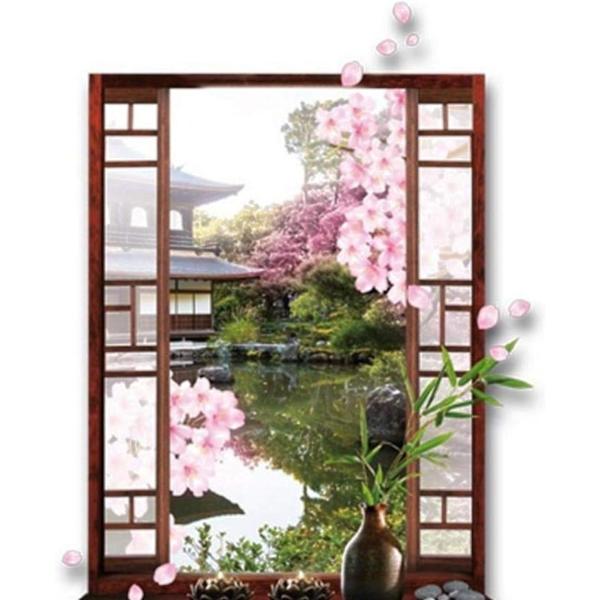 Trompe l'oeil-klistermærker - Japan