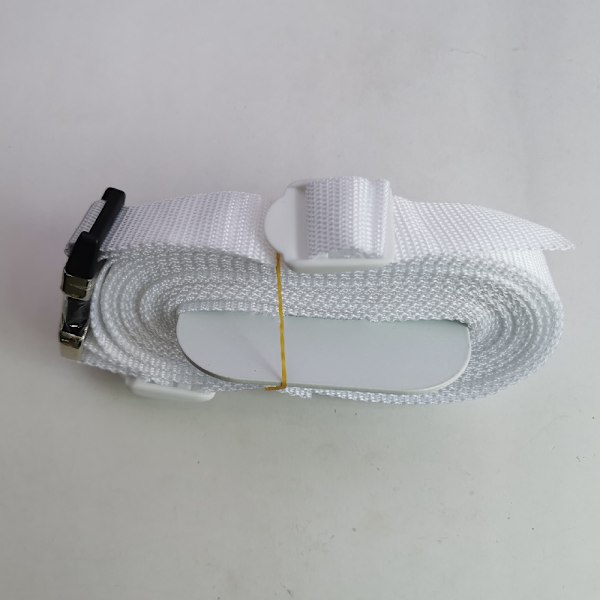 6M Co-Sleeping Cot Strap, Justerbar Spjälsäng Strap Sängkant Fastsättning Vit Rem för Sänglåda Boxfjäder Säng