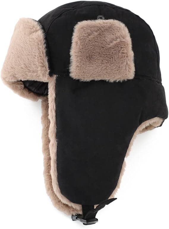 Unisex Aviator Hatte Jagthue Ørevarmere Vinterhatte Mænd og Kvinder