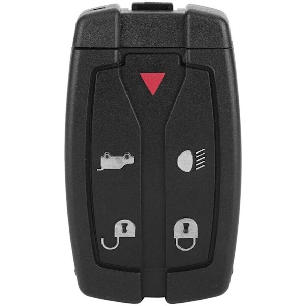 Fodral för nyckelavstånd från bil, fodral för smart nyckelfodral FOB-skal Abs bil 4 knappar för Freelander 2, svart