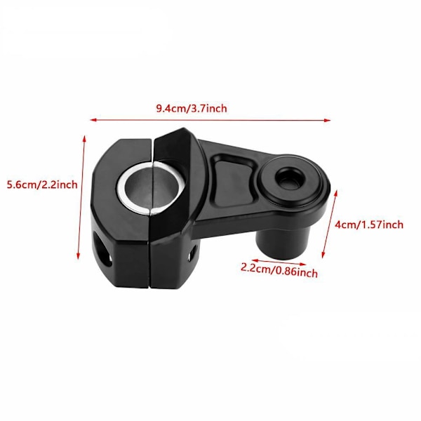 Motorcykelstyre klämma Motorcykel montering stigare 22mm styre klämma säte stigare för XR650L V-Strom GS1150  1100 F650GS Twin KLR  DRZ