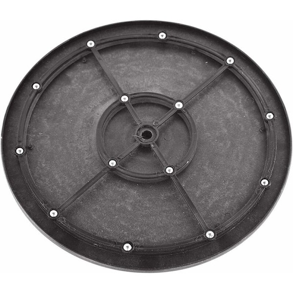 30 cm, med stålkugleleje, solid plastskulptur 360 ° roterende bakke, ler skulptur, møbeldisplay