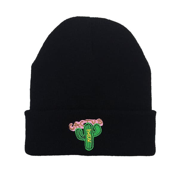 Vinter Unisex Svart Lue - Varm og Stretchy
