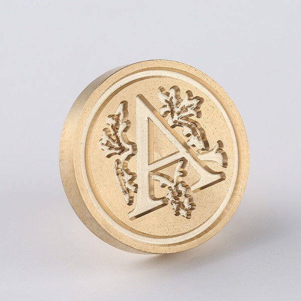 Brevforseglingsstempel i voks, avtagbart messinghode, vintage retro forseglingsstempelhode i messing for brevkonvolutt, invitasjon, gavepynt - A