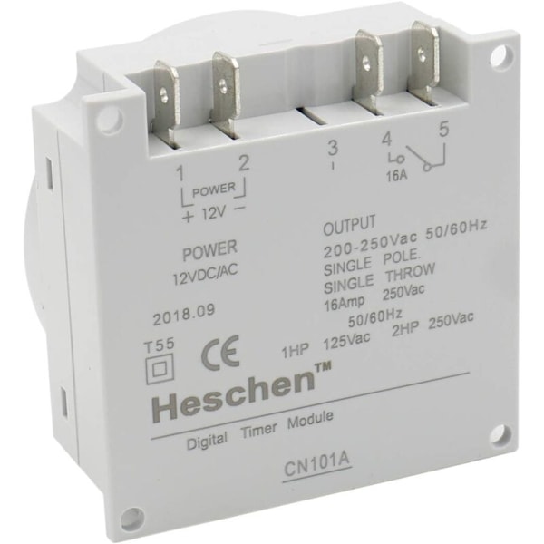 Digitaalinen kytkin ohjelmoitavilla nestekiteillä Rele CN101A DC 12V 16 AMP SPST