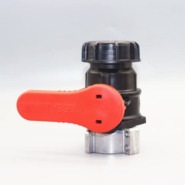 Universal IBC-adapter, kuleventil for 1000l tank, IBC-avstengningsventiladapter, for regnvannstank, vanntank
