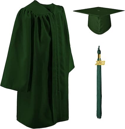 Preschool Barn Toga Hat for Graduation 2023, Grønn