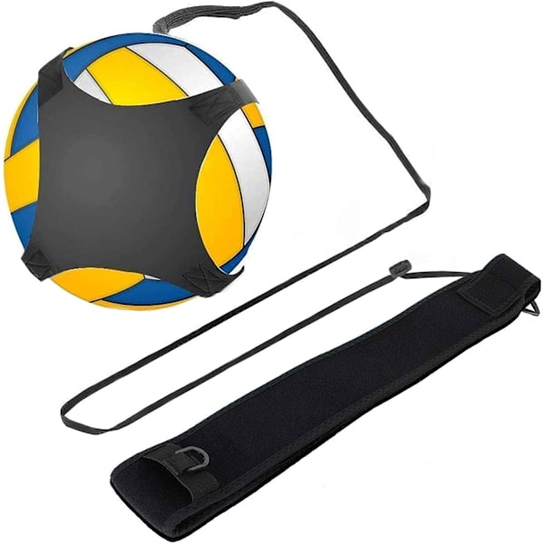(Bold ikke inkluderet) Volleyball Træningsudstyr Bold Rebounder Holdere med Justerbare Snore og Bælte til Servering, Doping, Fiksering, Slå og Solo