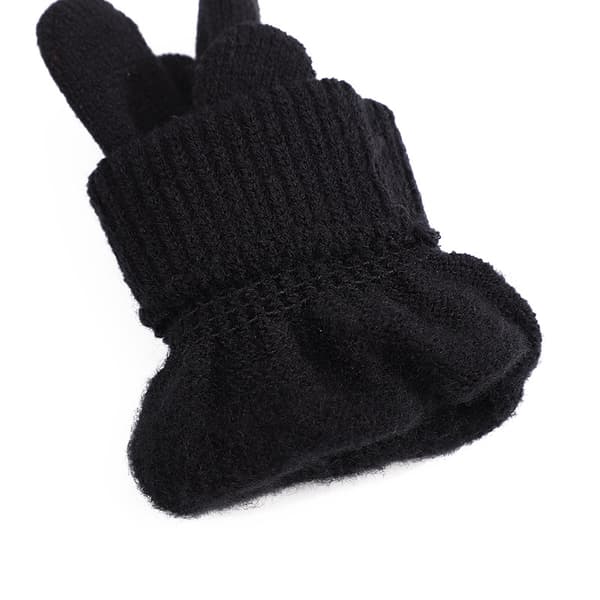 1 par vinterhandsker, unisex vindafvisende varme handsker