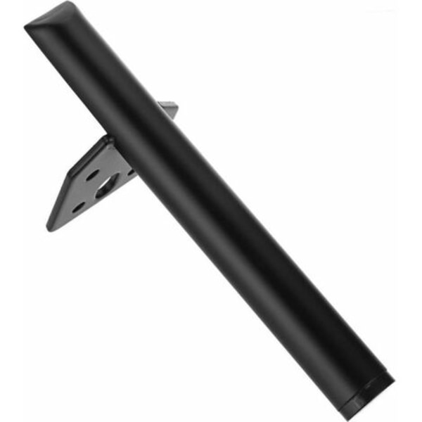 4 st möbelben i metall, sängben, ersättningsben för möbler, lyftben för skåp, bord, soffa (matt svart 15 cm)