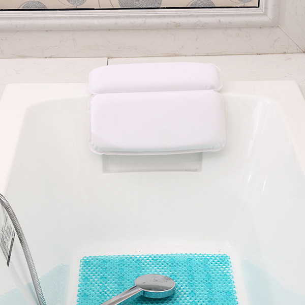 Badekars Pude, Nakkepude, Badekar Med Sugerkopper, Pude, Badekar Til Spa Og Badeværelse