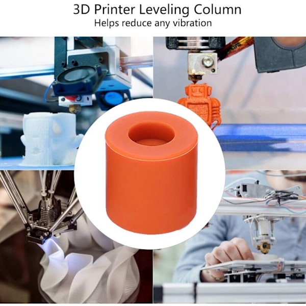 3D printer nivelleringssøjle, 12-rums silikone varme seng niveau søjle