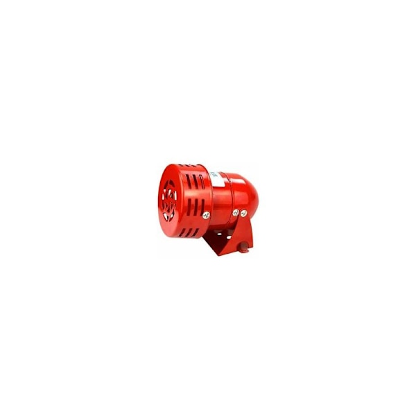 Sirenealarm 220V kraftig udendørs sirenealarm 120db rød motorledning metal metalhorn industri alarm