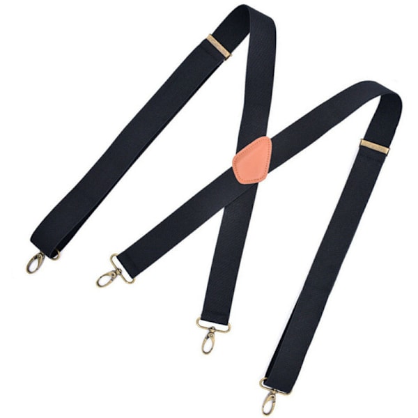 X-Hook-klips til justerbar voksenrem med 4 elastiske clips (blå)