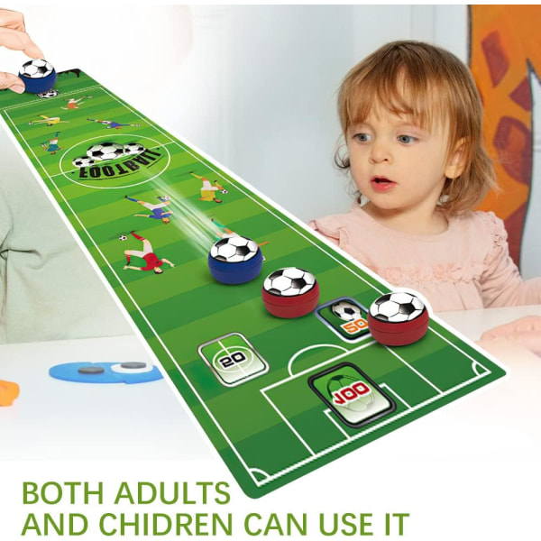 Bordspil til familiefest, brætspil til bordfodbold, curling-bordspil, multifunktionelt bord-shuffleboard (fodbold)