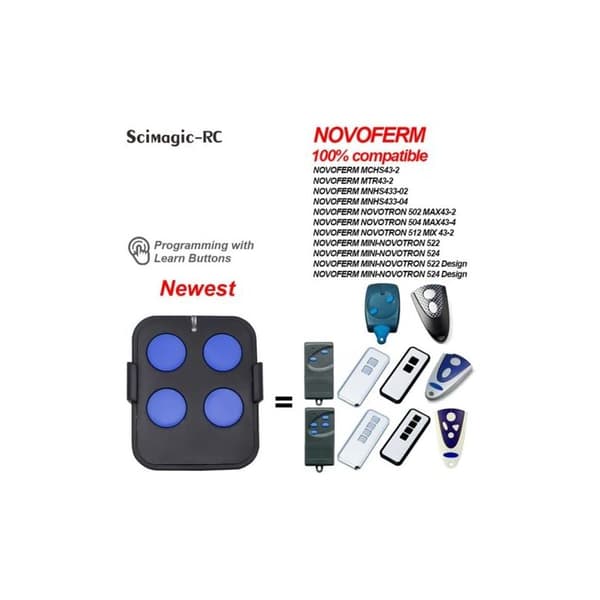 NOVOFERM NOVOTRON 504 MAX43-4 3PK fjernkontroll
