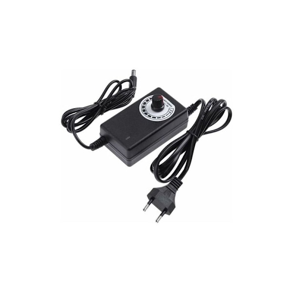 24W 3-24V Spenningsregulator Adapter Strømforsyning med ABS Materiale for LED Vifte / Elektrisk Vifte / Mikrobor / Mobil DVD