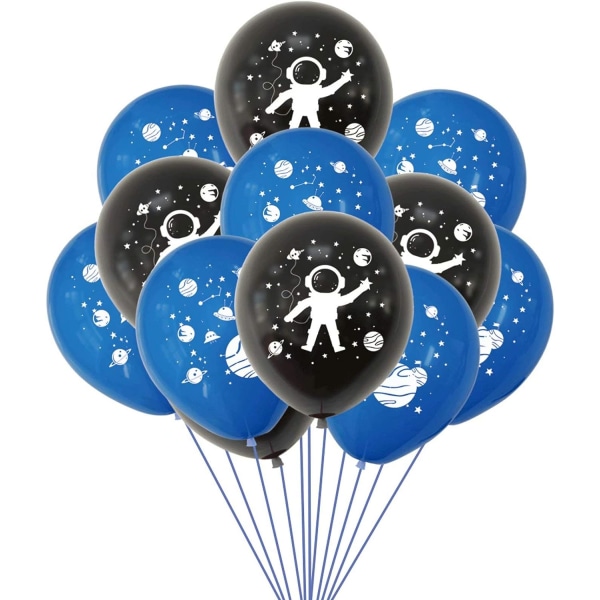 Barns födelsedag dekoration pojke, stor rymd astronaut raket fo