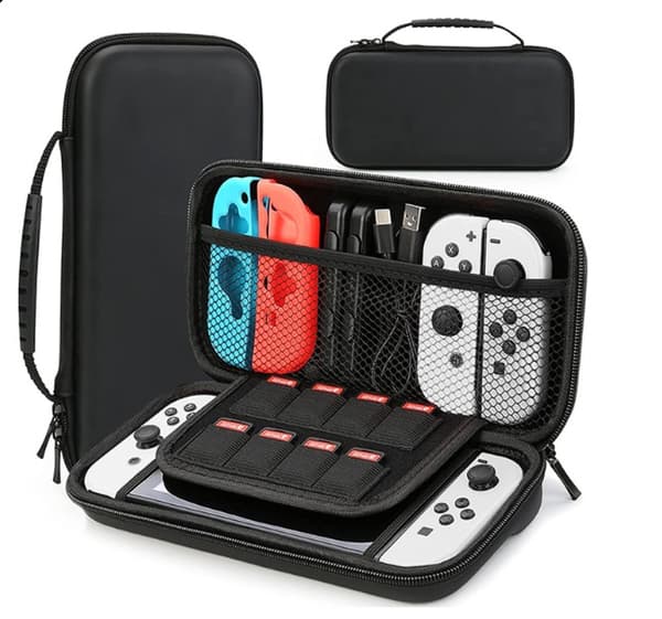 Hard Oppbevaringspose - Switch Etui - Organiser Svart
