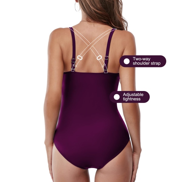 Kvinder Abdominal Shape badedragt med flæse