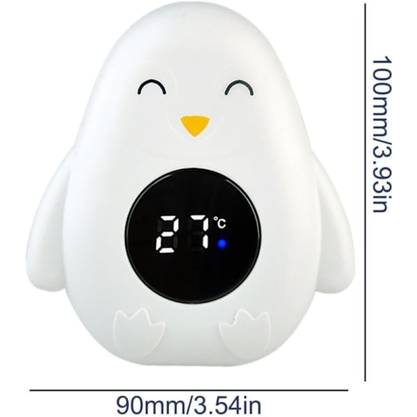 Badevannstemperaturmåler, Badetemperatur, Babybadetermometer, LED-badetermometer, Babybadeleke, Babybad og termometer