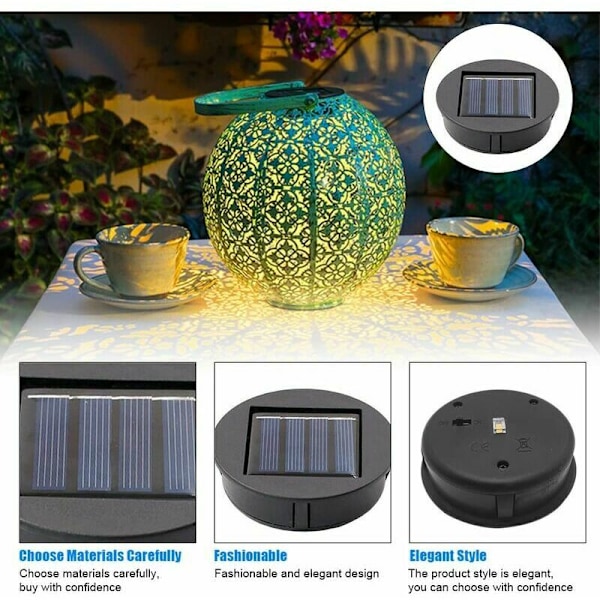 4 stk. reserve solcellelamper med LED-pærer, SL.GT solcellepaneler, solcellepanelbatteri, reserve LED solcellebatteribokser