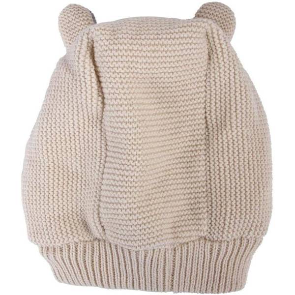 Stickad hundmössa, vinterhundbalaclava med söta öron, lämplig för normala och stora hundar (cirka 30-50 kg), skydda hundens huvud från vinterkyla