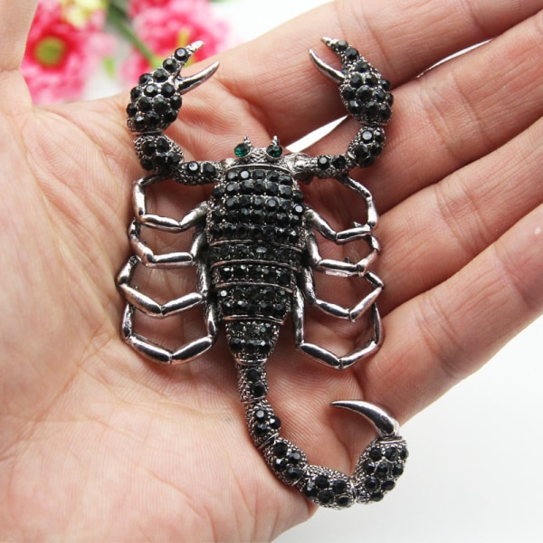 Exklusiv skorpion gecko brosch tecknad djur pin brosch dam pojkar och barn kavajslag kläder väskor accessoarer smycken