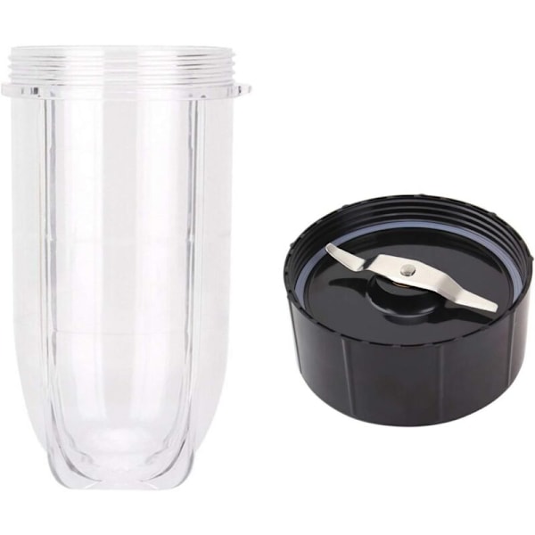 Terävä ruostumattomasta teräksestä valmistettu litteä terä, varaosatarvikkeet, yhteensopiva Magic Bullet 250W -tehosekoittimen kanssa