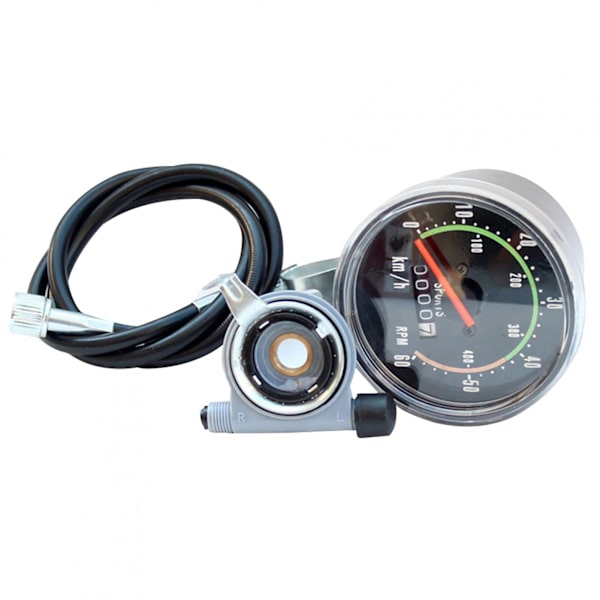 Sykkelmekanisk speedometer, universell sykkel, vanntett mekanisk kilometerteller