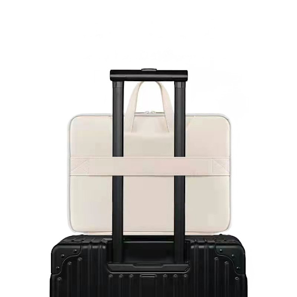 15 tommers malt laptopveske, crossbody skuldertaske for nettbrett