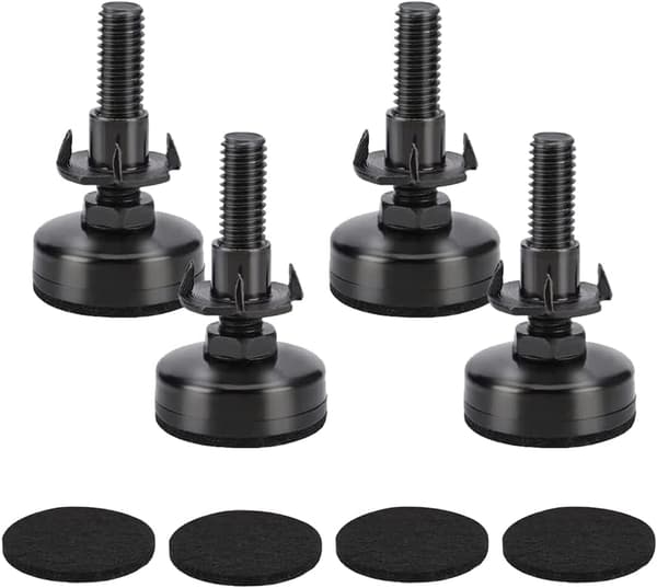 3/8\"-16 säädettävät jalat (4 kpl)