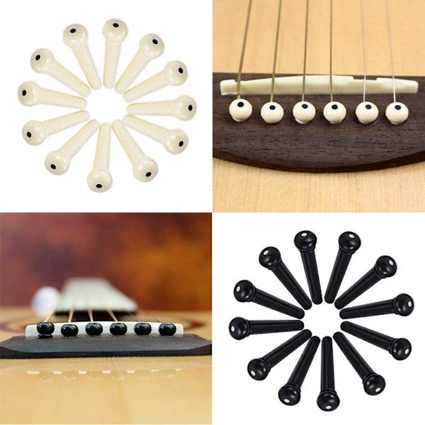 Gitartilbehørsett med capo, 3-i-1 plekterverktøy, plekter, fingerbeskytter, tommelplekter, gitarbrotapp (sett med 2)