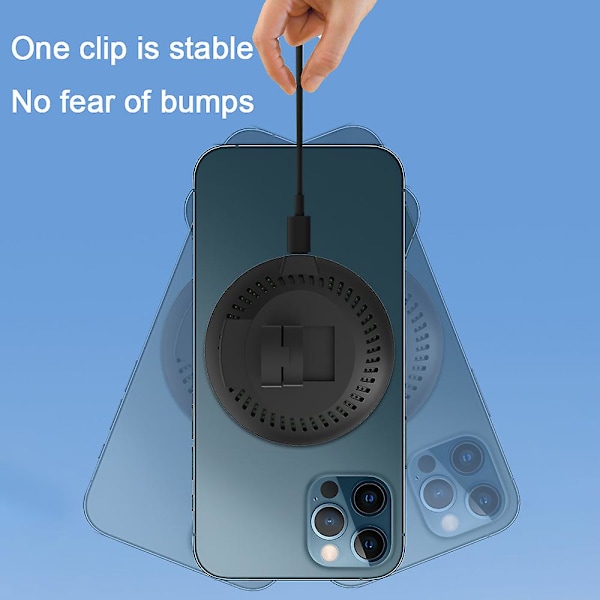 Magnetisk trådløs billader, trådløs opladningsbilholder til iPhone 13 Pro Max/13 Pro/13/13 Mini 12 Pro Max