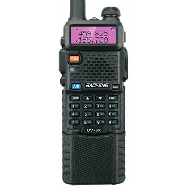 UV-5R 8W Walkie Talkie 3800mAh akulla, FM-radio, tehokas kaksoiskaistainen 128-kanavainen radioviestintävastaanotin (2 kpl)