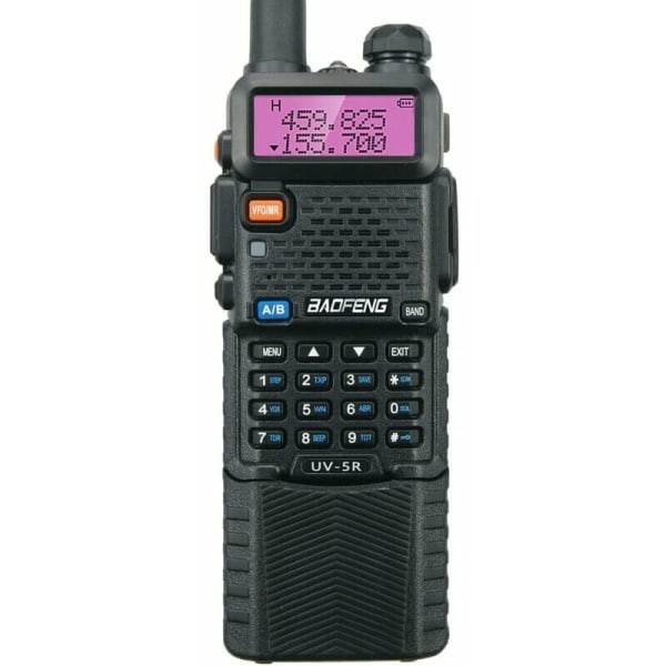 UV-5R 8W Walkie Talkie med 3800mAH batteri Høy effekt FM-radio Dual Band 128 kanaler Kommunikasjon Transceiver Radio