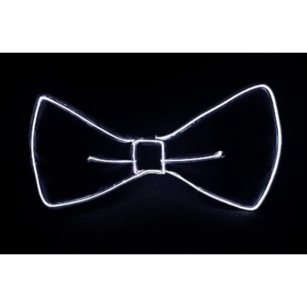 Bow Tie Light Up 4 Modes til Halloween, Kostume, Fester, Festiva