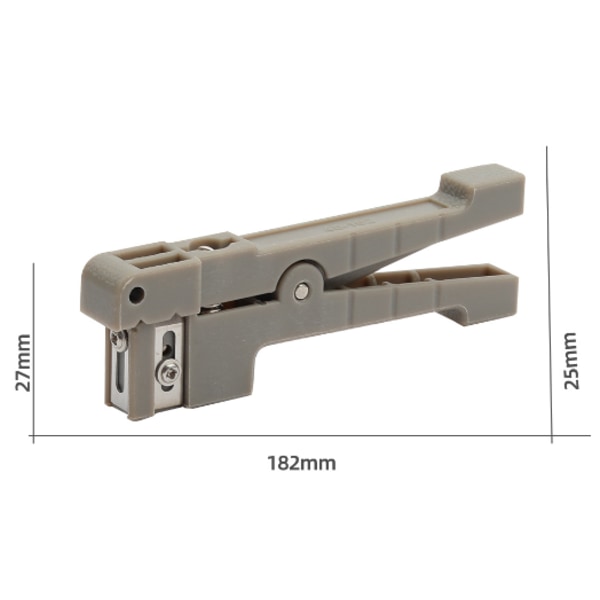 Kabelavskalningsverktyg, 45-163 45-162 Fiberoptisk Mantelstripper Koaxialkabel Kabelavskalare Kabelavskalningsverktyg (45-162 Grå)