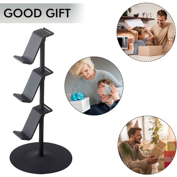 Controller Stand Headset Stand Universal Gamepad Stand Universal Desktop Gaming Tilbehør, Perfekt Organisering til Hjemmekontor