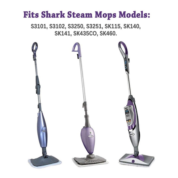 5 stycken mopphuvudanslutningar för Shark SK410 SK460 SK140 SK141 S3101 S3250 S3251