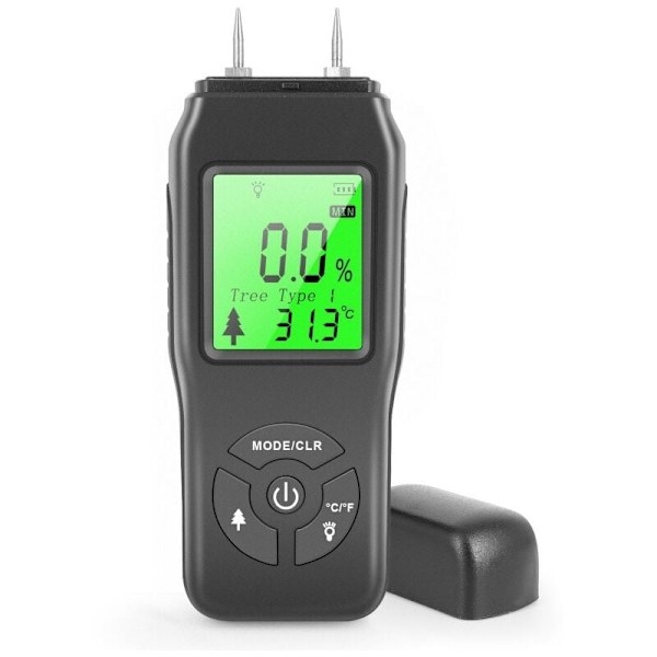 Hygrometer för inomhusluftfuktighet, mätare för inomhusväxter, digital hygrometer, fuktmätare, digital detektor, detektor, kristall flytande vattenmätare (inte